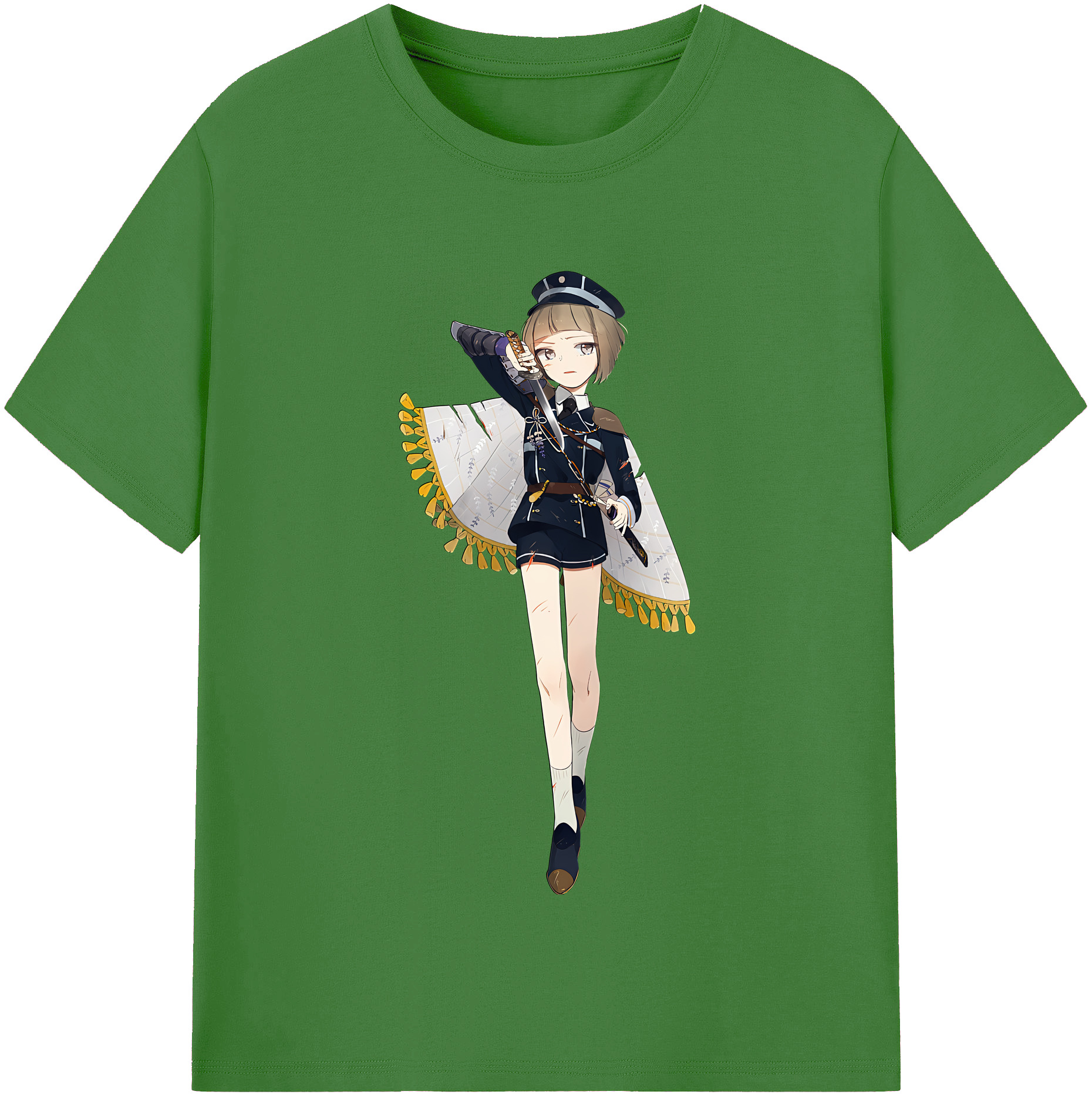 （画像用） 刀剣乱舞 Touken Ranbu レディースカジュアルプリントTシャツ（綿100％）